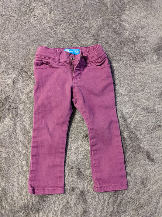 Old Navy Purple Jeans size 18-24 mo
